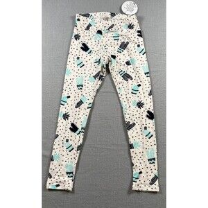 Dot Dot Smile Kids Leggings Size 5/6 Unisex Cactus Print Stretch Pants Boutique